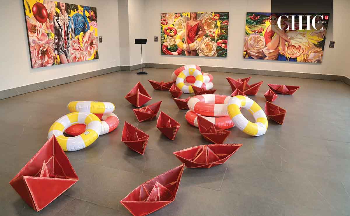 Parte de la exposición “Marea Interna”/ Fotos: Roberto Alvarado
