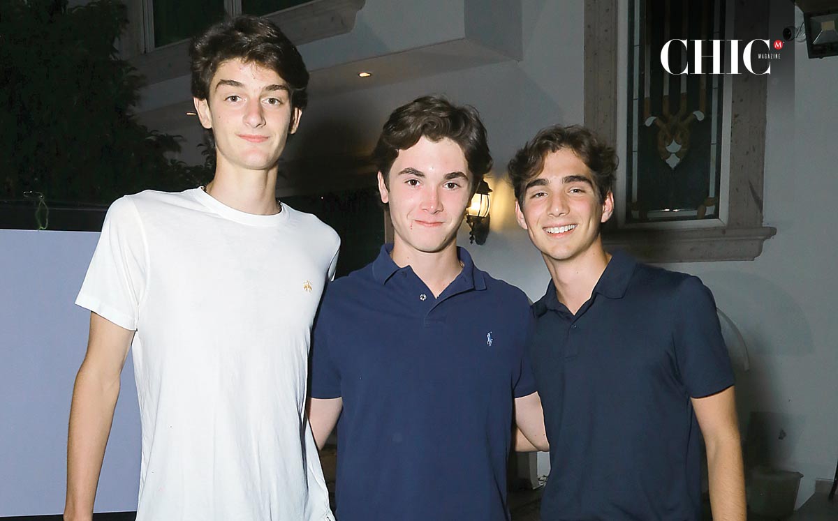 José Luis Treviño, Darío Marroquín y Mateo Islas