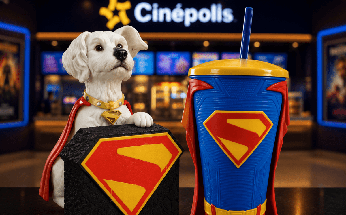 Vaso y Palomera coleccionables de "Supergirl"(Imagen IA)