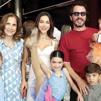 Consuelo Lozano, Connie Dávalos, Miguel Tame, Sienna Tame, Julia Ramírez, Alessa Tame y Leonel Tame / Fotos: Roberto Alvarado