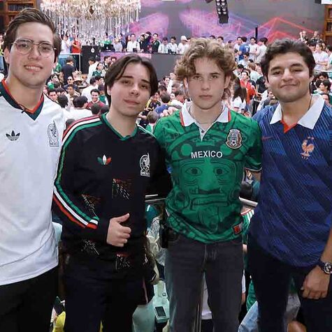 Jacobo Guajardo, Alek García, Diego Cortés y Fernando Aimar / Fotos: Omar Valdez