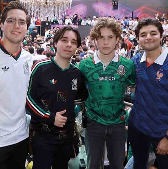 Jacobo Guajardo, Alek García, Diego Cortés y Fernando Aimar / Fotos: Omar Valdez