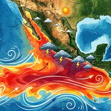 “El Niño” ya llegó; te decimos qué es y qué significa para México (Foto: IA)