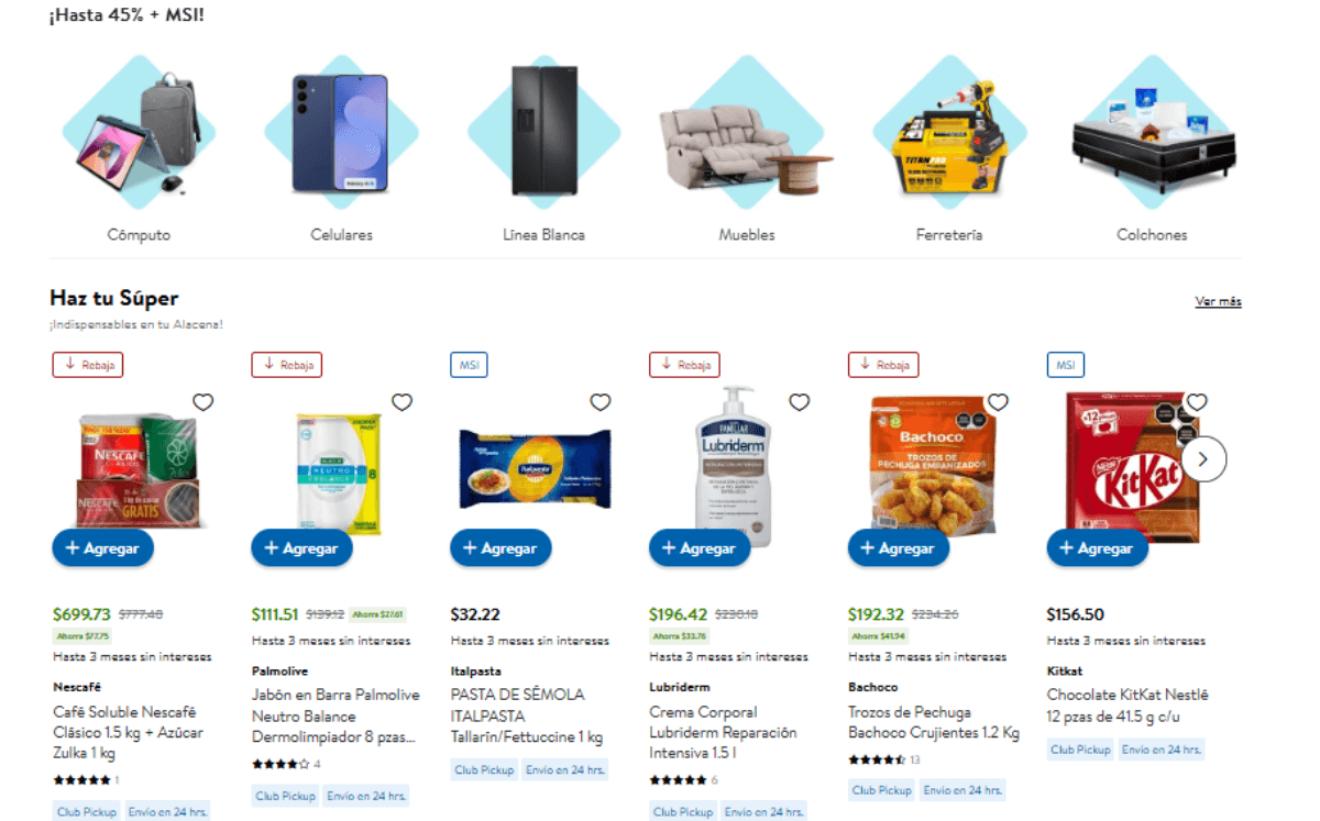 Home Sam's Club (Imagen Sam's Club)