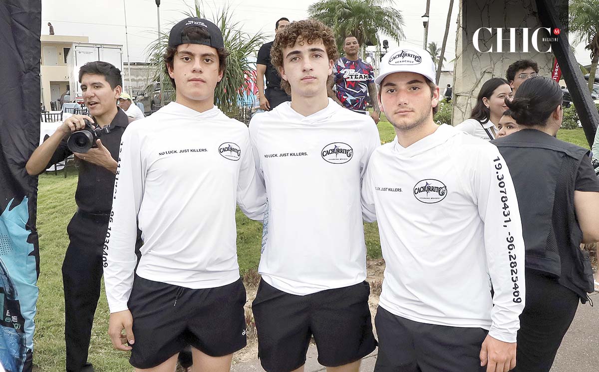 Sebastian Sosa, Felipe Ruiz y Angel Requejo