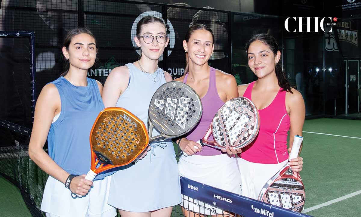Vanessa Orta, Belén González, Camila Madero y Montse Arias