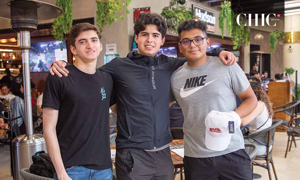 Alejandro Arellano, Anuar Lara y Esteban Arias