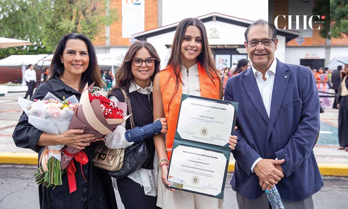 Lorena Matamoros, Daniela Bojalil, Fernanda Bojalil y Alejandro Bojalil