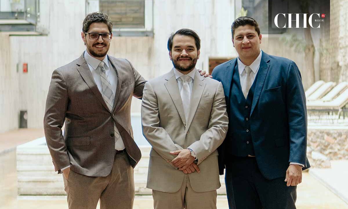 Víctor Montes, Juan Servín y Alejandro Pérez