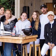 Emiliano Ibarra, Emilia Castañeda, Fer García, Naia García, Sofía Castañeda, Gerardo Fernández, Mariana Sáenz y Alejandro Castañeda(Fotos:Hugo Zuviri)