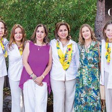 Gaby Corral, Carmen Cisneros, Telly Lavalle, Gaby Lavalle, Maru Hegewish y Susy Cue (Fotos: Hugo Zuviri)