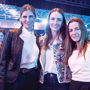 Valeria Sánchez, Paulina Sánchez y Mónica Sánchez (Fotos: Hugo Zuviri)