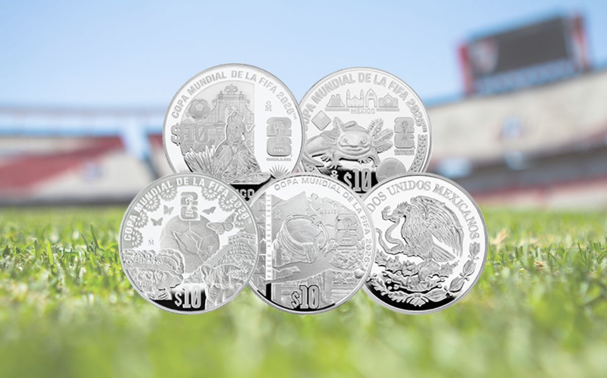 ¿Dónde comprar las monedas del Mundial 2026? Lista completa de bancos (Foto: Banxico/Canva)