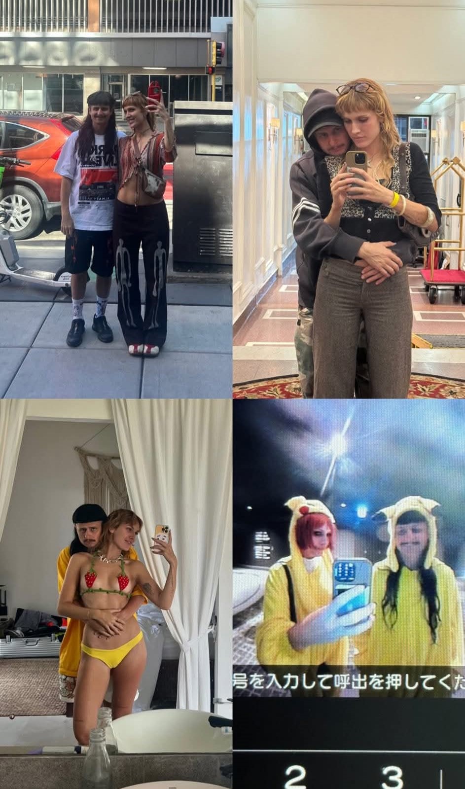 Oliver Tree y Fiona Chernavskaya (Foto: IG)