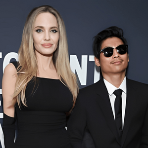 Angelina Jolie y su hijo Pax Jolie-Pitt (Imagen Getty)