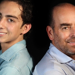 Rodrigo González y su hijo, Rodrigo González, reflejaron una entrañable complicidad / Fotos: Pepe Quintero