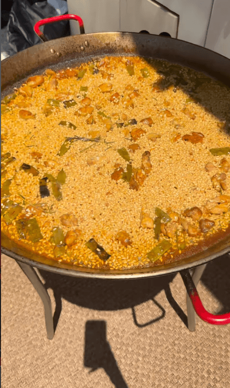 Paella en la fiesta de Cristiano Ronaldo Jr. (Foto: IG)