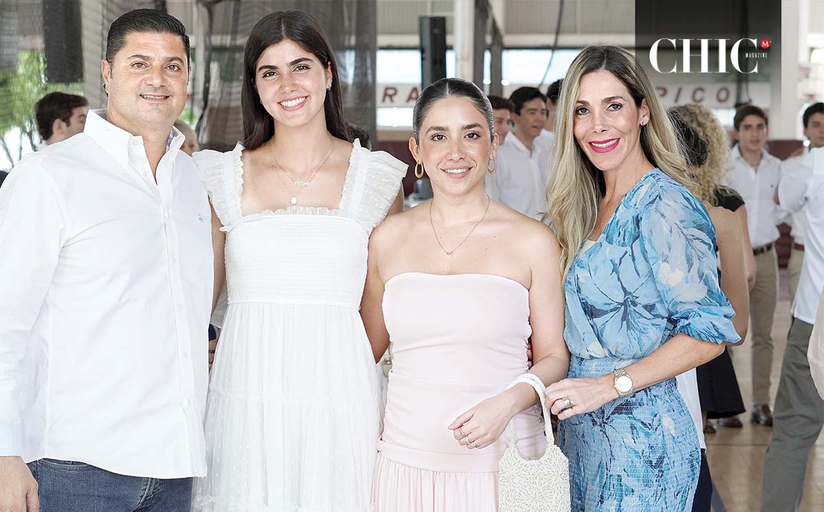Eduardo Nader, Lilian Nader, Nicole Manzur y Lilian Atala