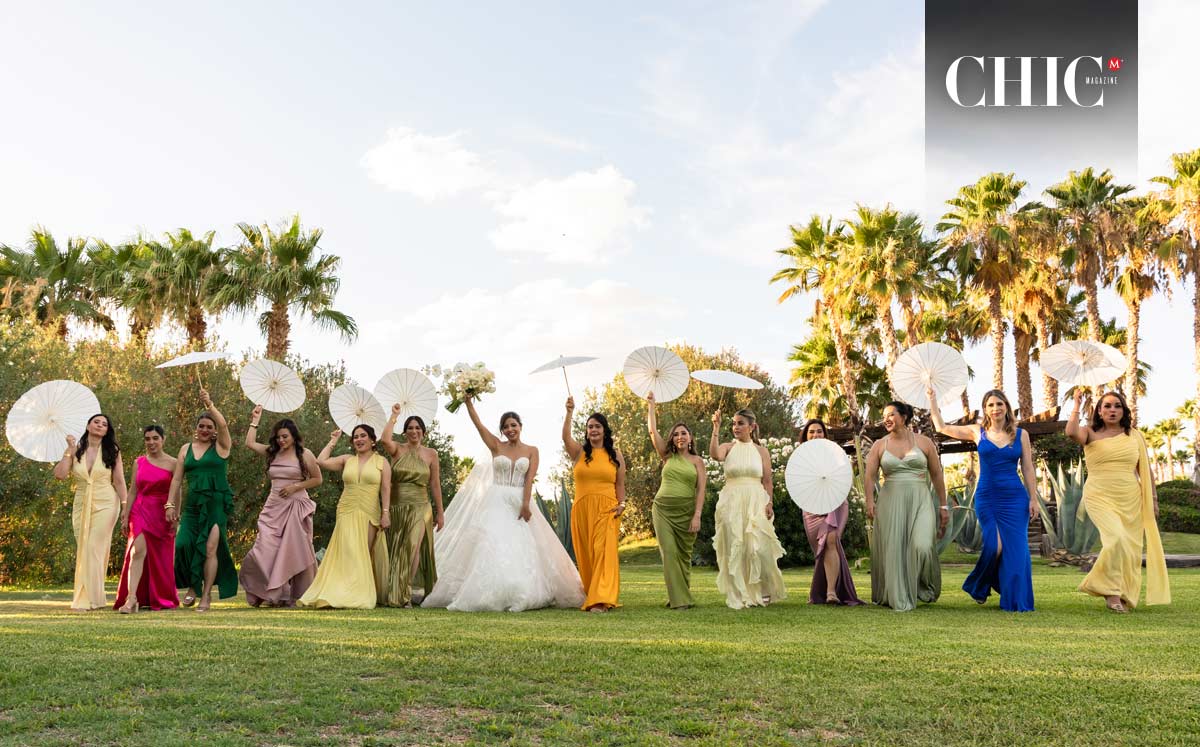 Las damas de honor. Erika, Valeria, Claudia, Estefanía, Dayra, Mariana, karem, Karina, Alina, Pupa, Silvia, Lupita, Irene Valeria y Marifer