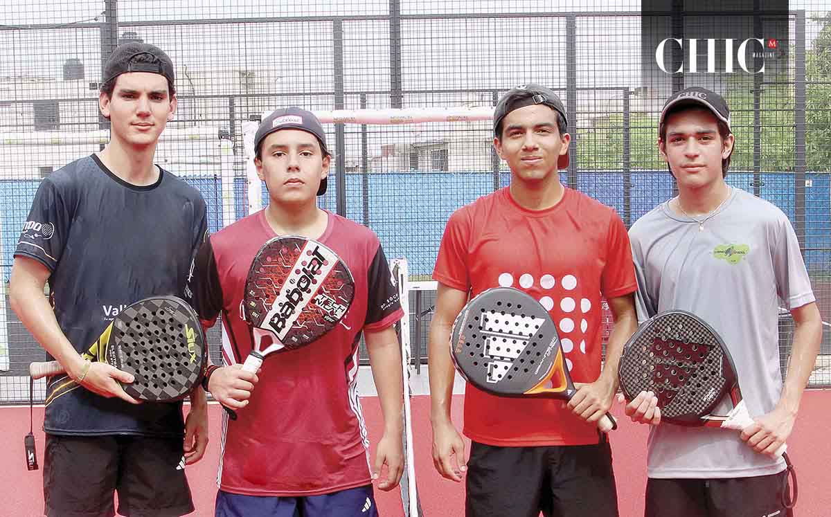 Eduardo Fernández, Alejandro Aguilar, Alejandro Díaz y Gabriel Sosa