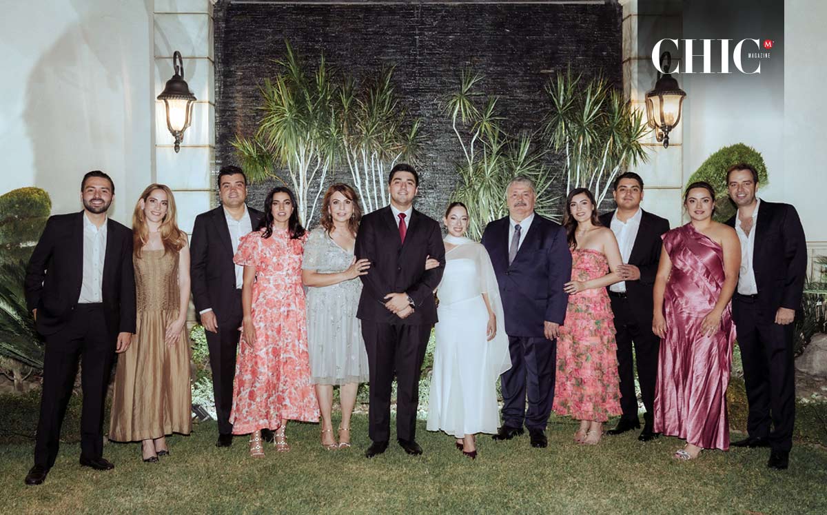 Familia del novio.  Adolfo, Ana, Ernesto, Miriam, Teresa, Eduardo, Sara, Ernesto, Kiara, Ricardo, Mariana y Jorge