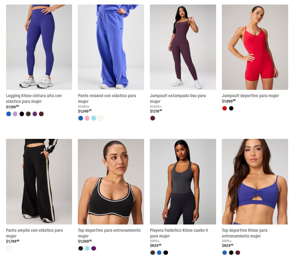 La ropa deportiva de Khloé Kardashian (Foto: Fabletics)