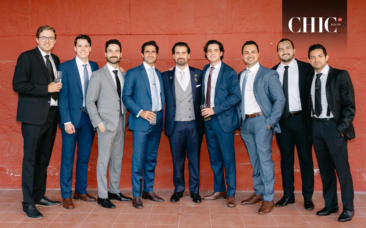 Adrián con sus mejores amigos