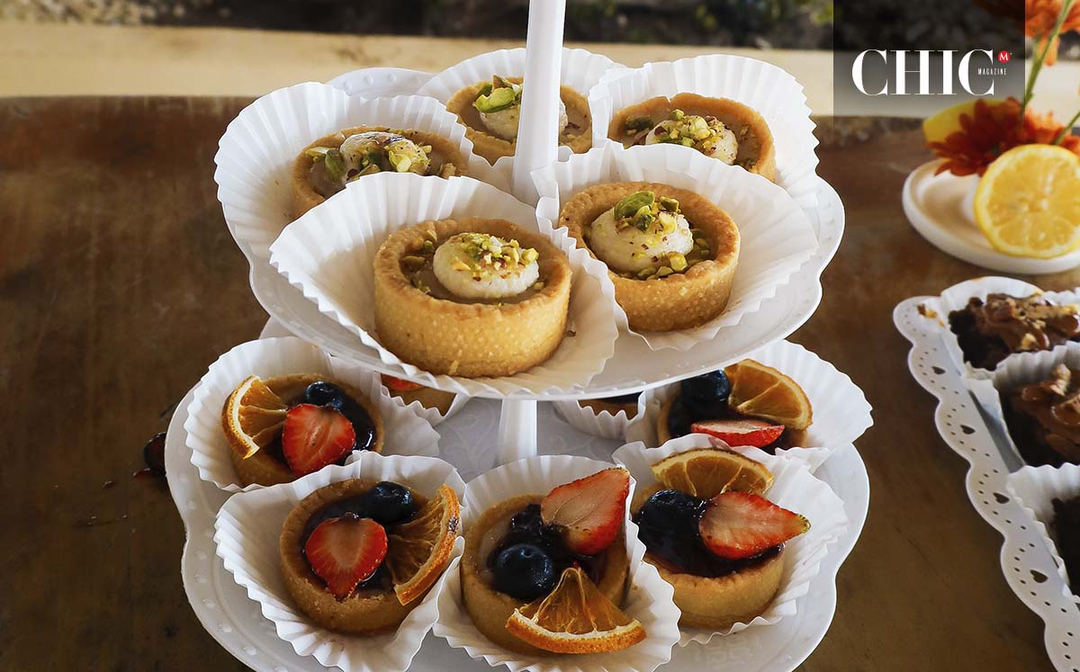 Detalles de la mesa de postre