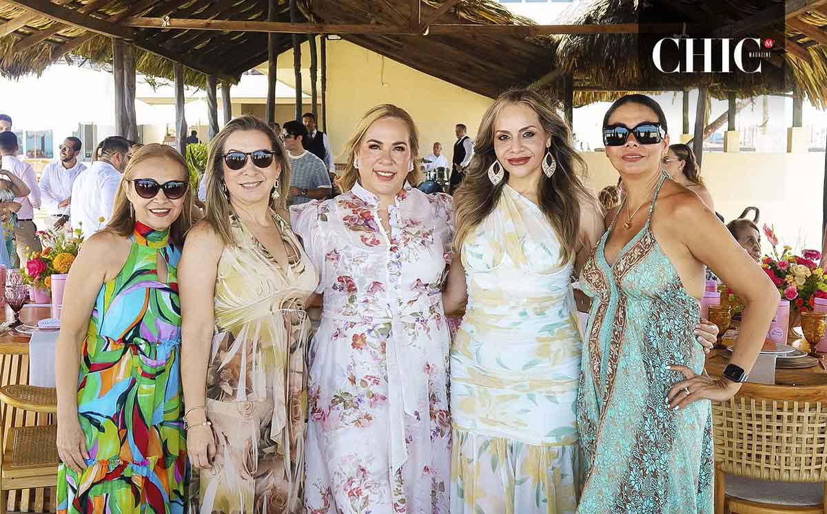 Viva Carrillo, Diana Ortiz, Edith Castillo, Celina Mata y Nadia Montes