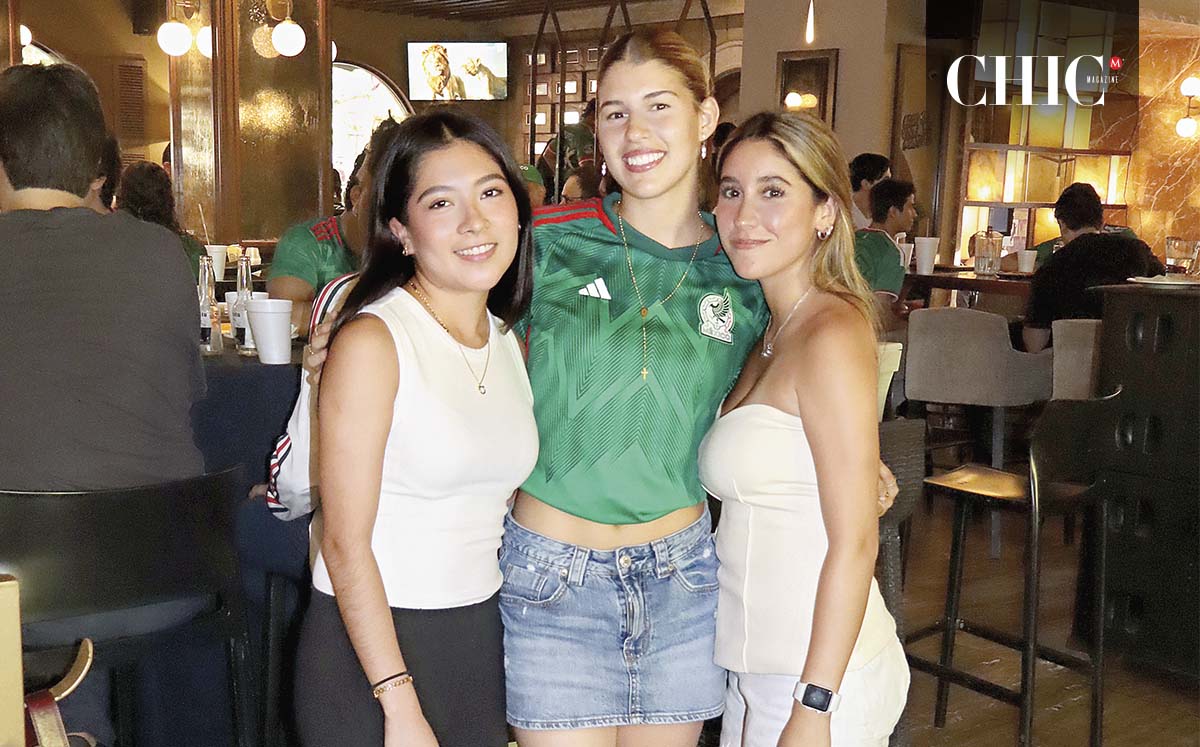 Yuliana Saucedo, Marialex Elizondo y Ceci Martínez