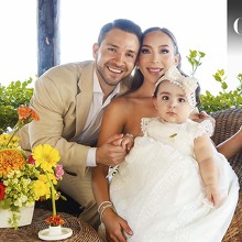 Tadeo Galnares, Edith Mendiola y Sofia Valentina Galnares