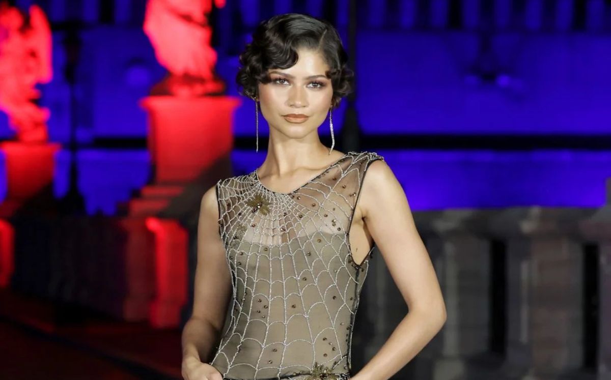 Zendaya sorprende en Roma con un vestido de archivo de cristales (Foto: Getty Images)