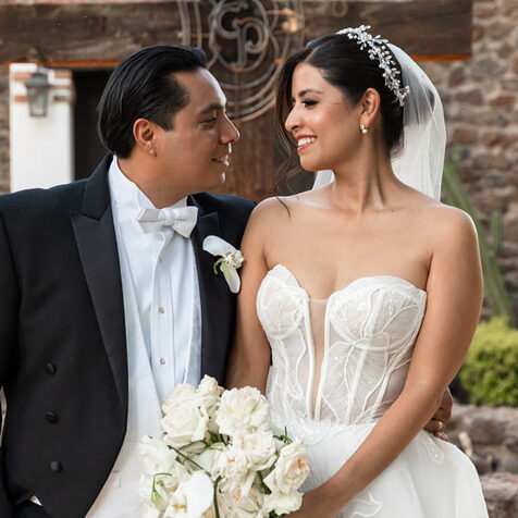 Christian Palacios y Karem Botello