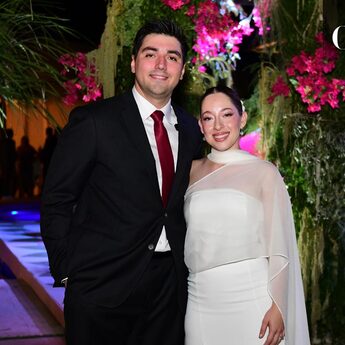 Eduardo Mijares y Sara Lastra
