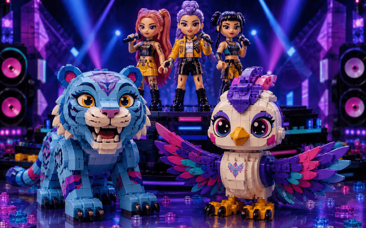 LEGO de K Pop Demon Hunters (Imagen IA)