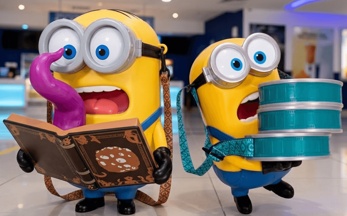 Palomeras de "Minions & Monsters" en Cinemex y Cinépolis (Foto: IA/Instagram)