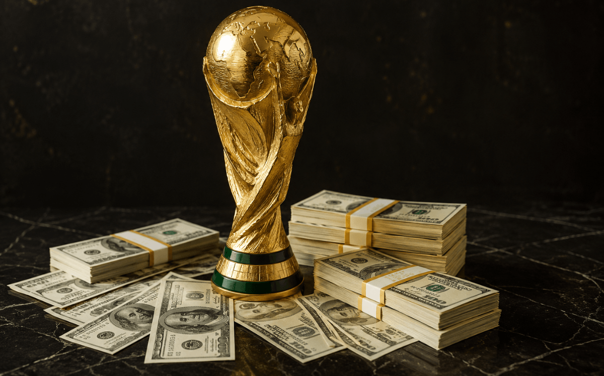 El campeón del Mundial 2026 no solo levantará el trofeo, también recibirá el premio económico (Foto: IA)