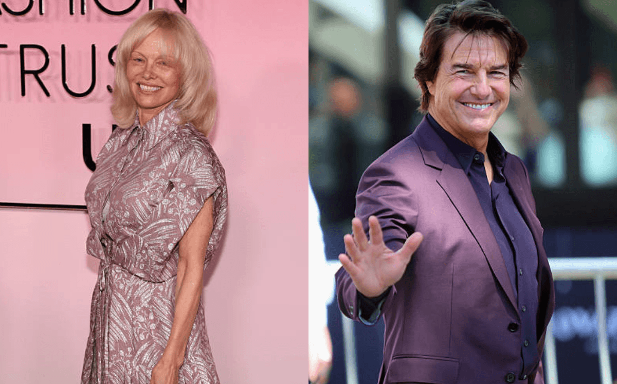 Pamela Anderson y Tom Cruise (Imagen Getty)
