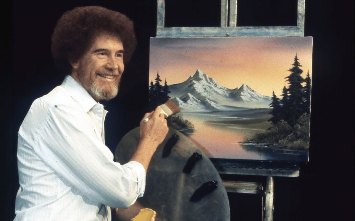 Descubre cuánto puede costar una pintura de Bob Ross (Foto: IG)
