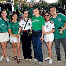 Tabatha Doria, Samantha García, Ximena Castro, Andrea Cantú, Elsa Páez y Rubén González. Fotos: Daniel Saldívar