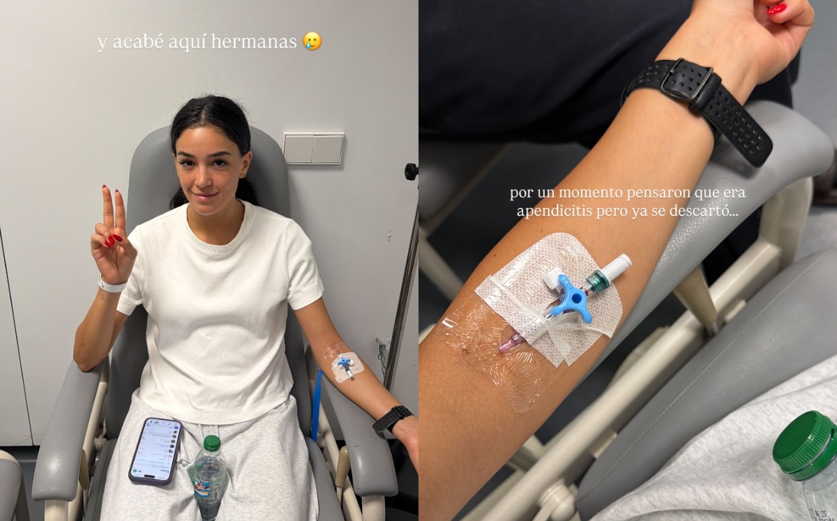Ale Capetillo comparte que llegó al hospital (Foto: Instagram)