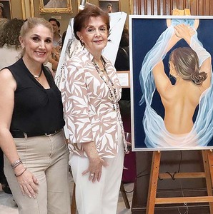 Gaby Quiroga, Hilda Lobato, Alberto Delgado y Salvador Delgado