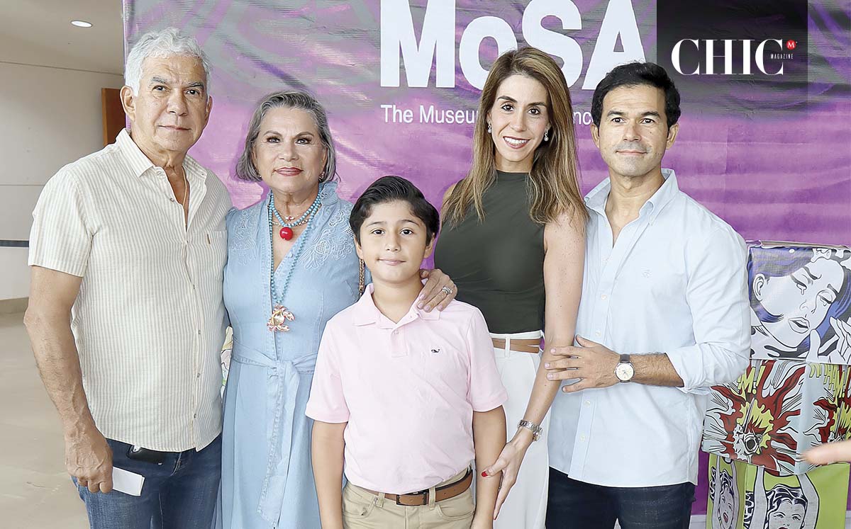 Óscar Gómez, Hilda Del Ángel, Iván Gómez, Marcelo Gómez y Mercedes Ortiz