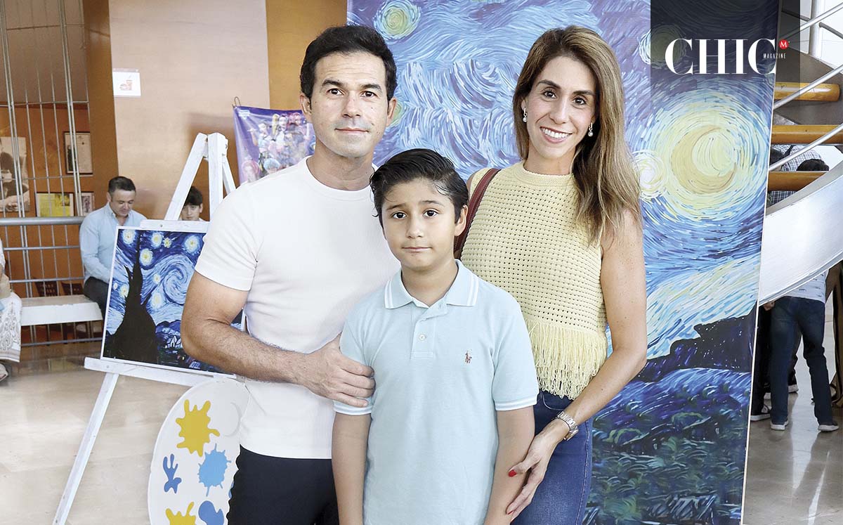 Iván Gómez, Marcelo Gómez y Mercedes Ortiz