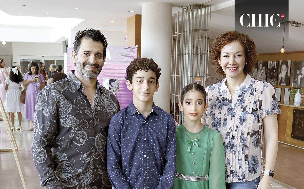 Ale Saade, Jalil Saade, Alia Saade y Paulina de Saade