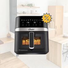 Conoce la oferta de Liverpool para esta freidora de aire marca Oster (Foto: Liverpool/Canva)