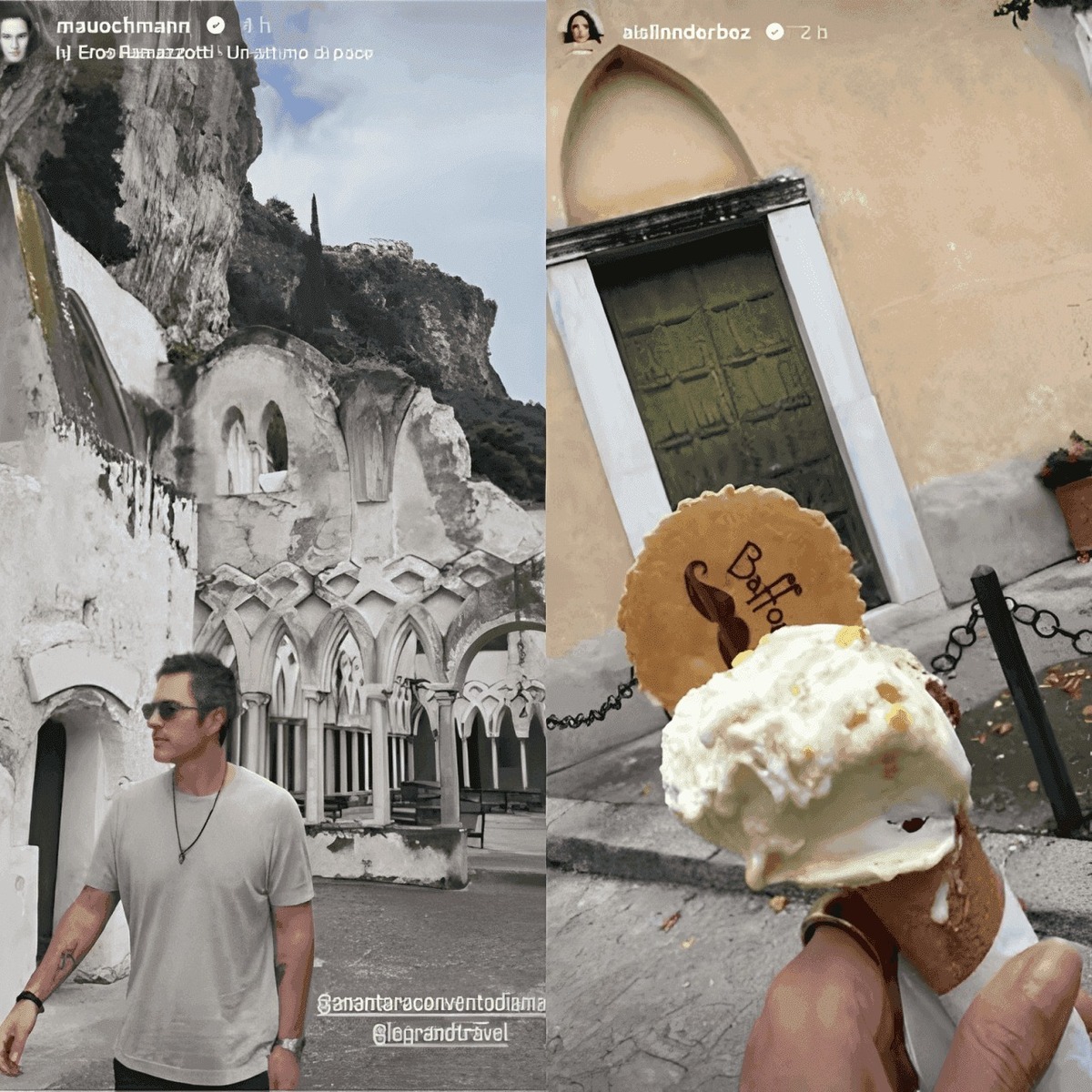 Historias Mauricio Ochmann y Aislinn Derbez (Imagen Instagram)
