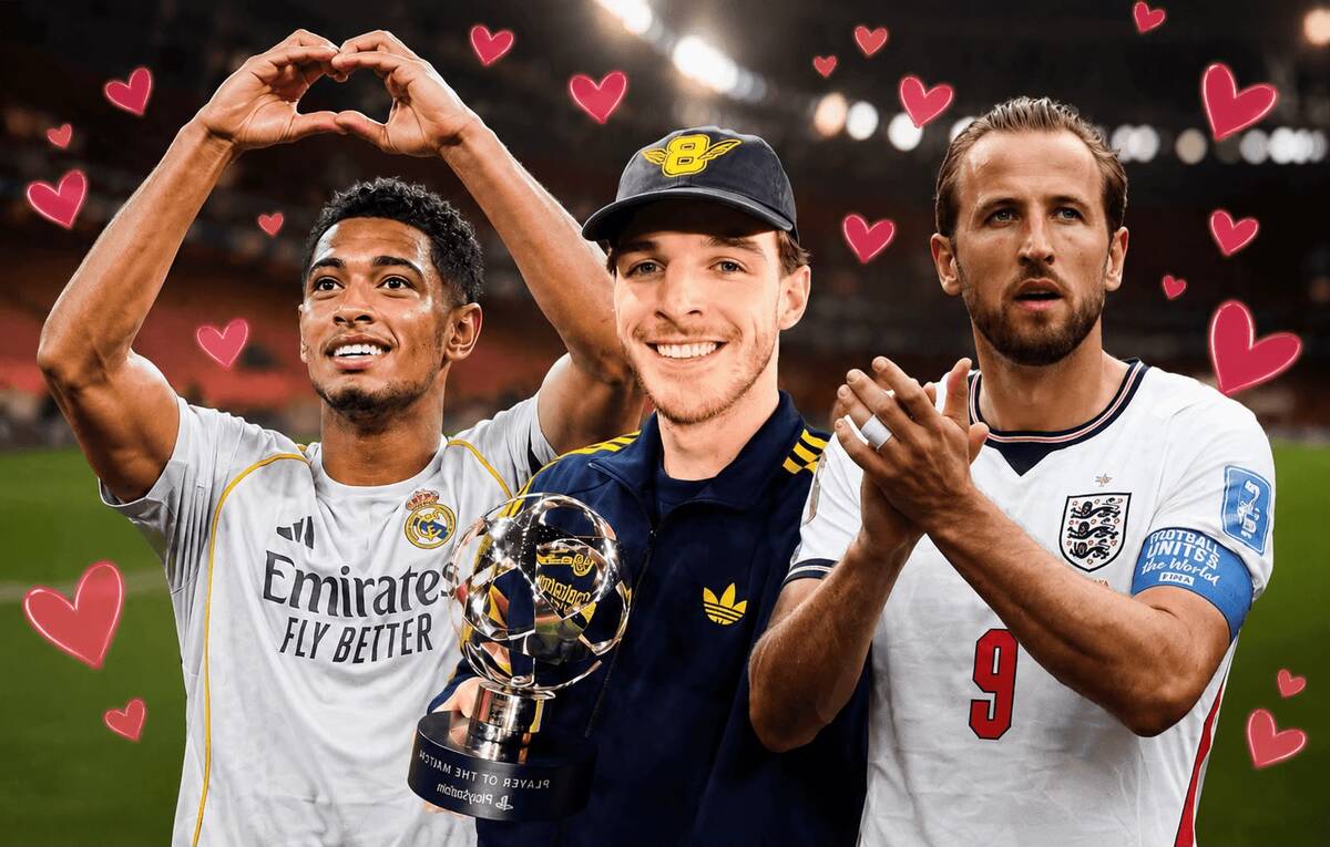 Jugadores guapos de la Selección de Inglaterra (Imagen Instagram/IA)