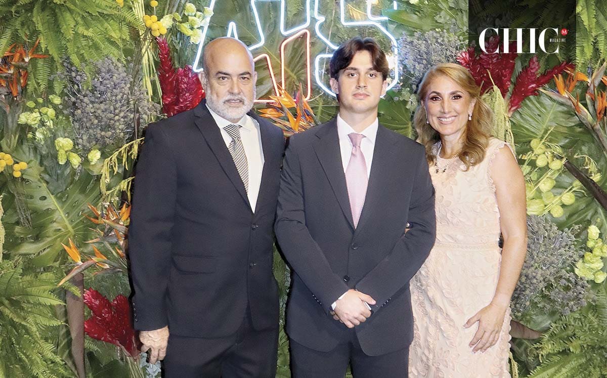 Salvador Delgado, Alberto Delgado y Gaby Quiroga