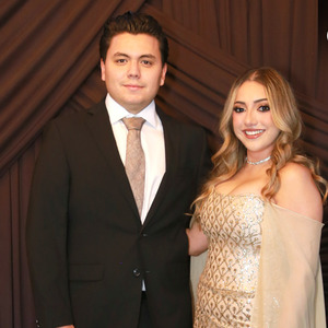 Santiago Issa y Andrea Riquelme